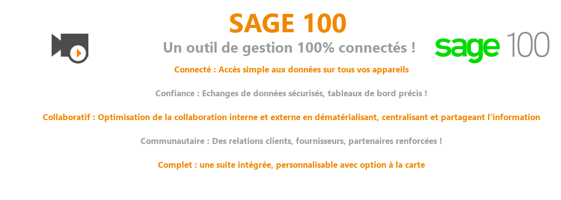 Sage 100 : Un outil de gestion 100% connecté